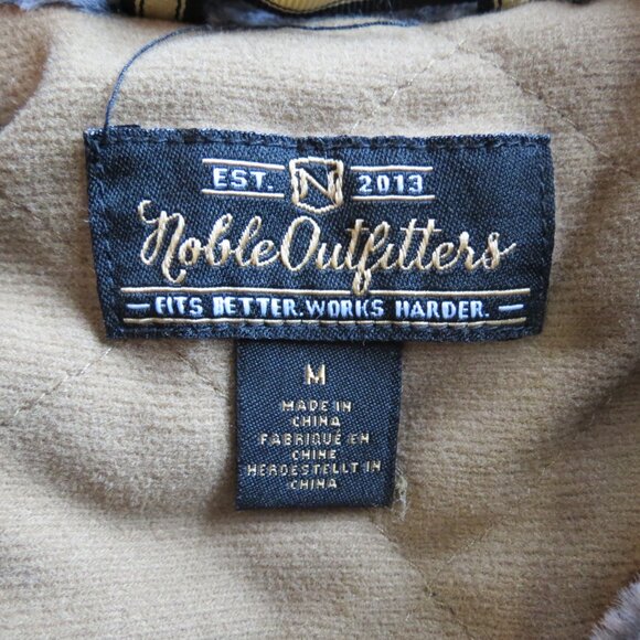 Noble Outfitters Canvas Vest Full-Zip Equestrian Western Workwear Size Medium - Picture 9 of 13